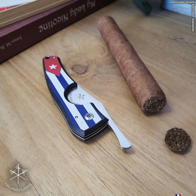Сигарный нож Le Petit - Flag - Cuba Dark Wood вид 5